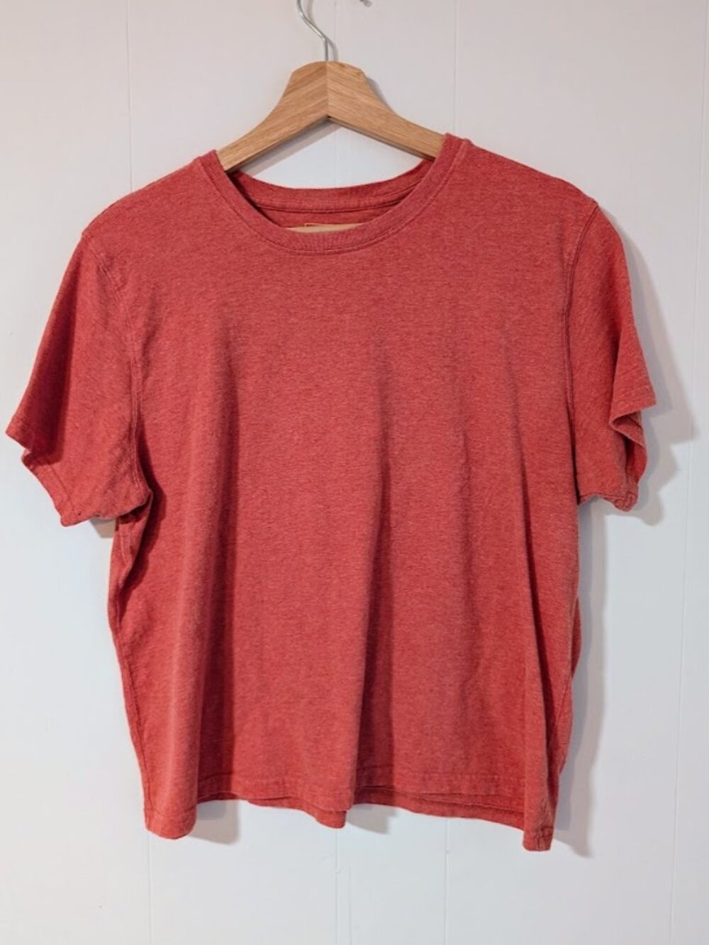 LL Bean Women's Saturday T-Shirt, Crewneck - Red